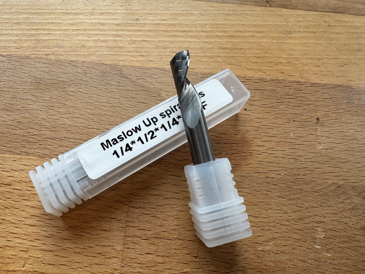 1/4 Inch Single Flute Router Bit – Maslow CNC